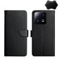 HT02 Genuine Leather Fingerprint-proof Flip Phone Case