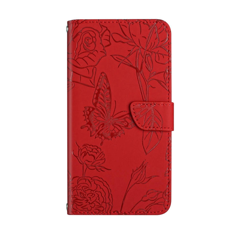 HT03 Skin Feel Butterfly Embossed Flip Leather Phone Case, Series 2