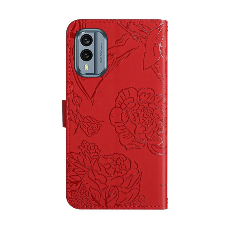 HT03 Skin Feel Butterfly Embossed Flip Leather Phone Case, Series 2