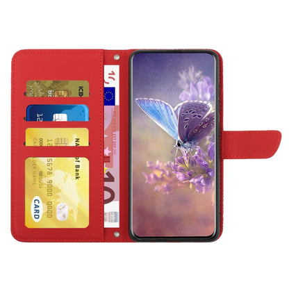 HT03 Skin Feel Butterfly Embossed Flip Leather Phone Case, Series 2
