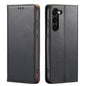 Fierre Shann PU Genuine Leather Texture Leather Phone Case, For Samsung Galaxy S23+ 5G, For Samsung Galaxy S23 Ultra 5G