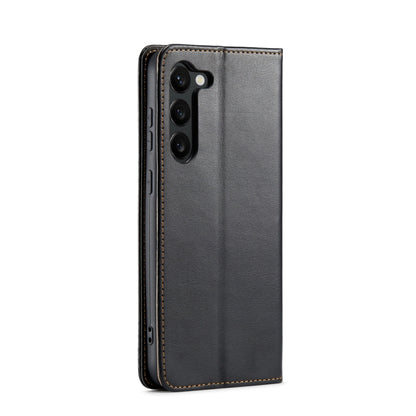 Fierre Shann PU Genuine Leather Texture Leather Phone Case, For Samsung Galaxy S23+ 5G, For Samsung Galaxy S23 Ultra 5G
