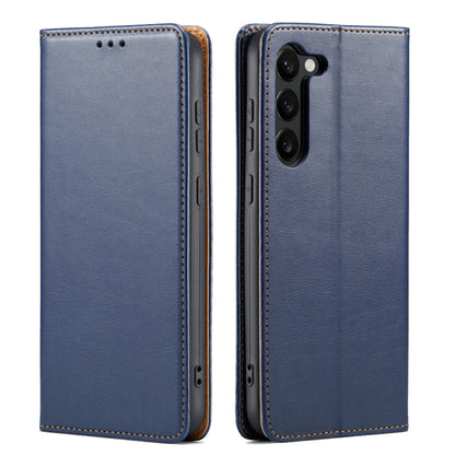 Fierre Shann PU Genuine Leather Texture Leather Phone Case, For Samsung Galaxy S23+ 5G, For Samsung Galaxy S23 Ultra 5G
