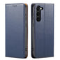 Fierre Shann PU Genuine Leather Texture Leather Phone Case, For Samsung Galaxy S23+ 5G, For Samsung Galaxy S23 Ultra 5G