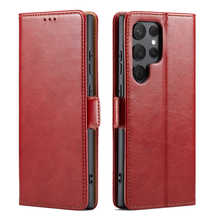 Fierre Shann PU Genuine Leather Texture Leather Phone Case