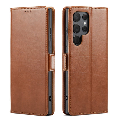 Fierre Shann PU Genuine Leather Texture Leather Phone Case