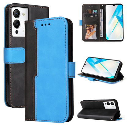 Stitching-Color Leather Phone Case