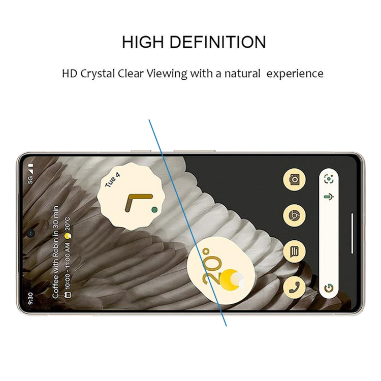3D Curved Edge Full Screen Tempered Glass Film, For Google Pixel 7 Pro (1 PC)