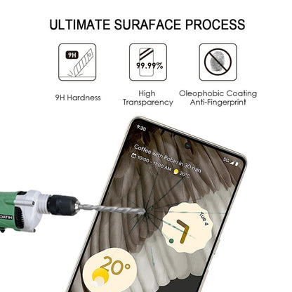 3D Curved Edge Full Screen Tempered Glass Film, For Google Pixel 7 Pro (1 PC)