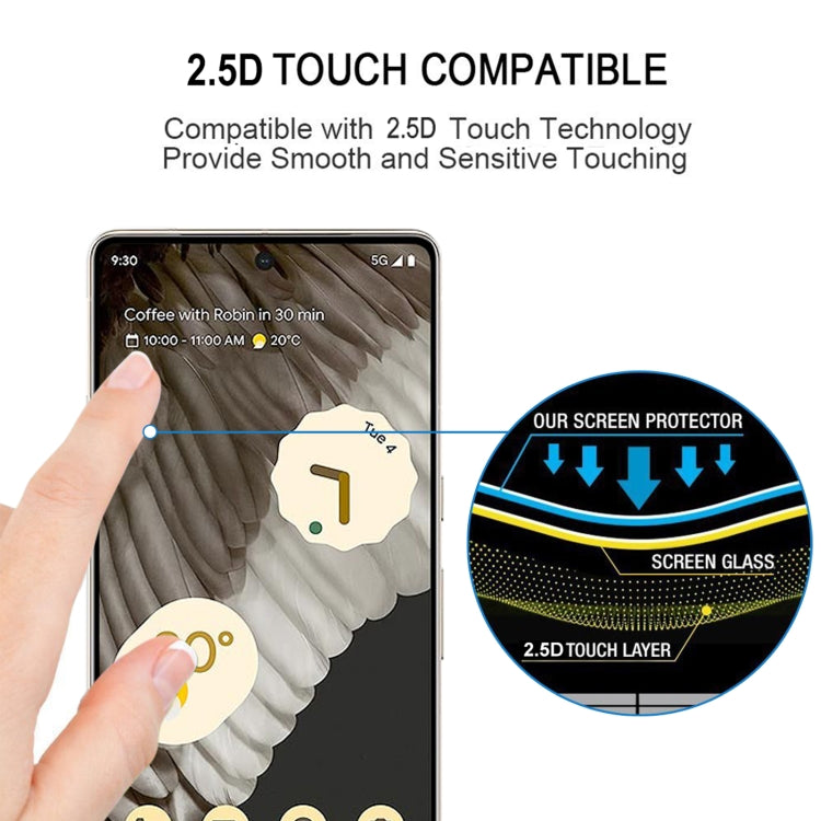25pcs 3D Curved Edge Full Screen Tempered Glass Film, For Google Pixel 7 Pro (25 PCS)