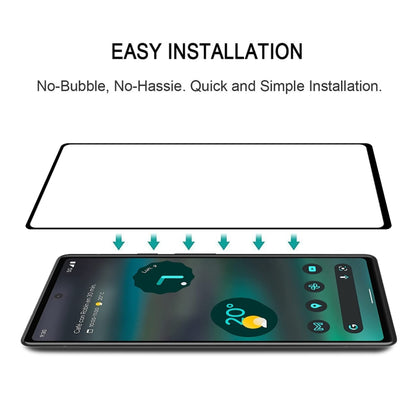 Full Glue Full Cover Screen Protector Tempered Glass Film, For Google Pixel 6a (1 PC), For Google Pixel 7 (1 PC)