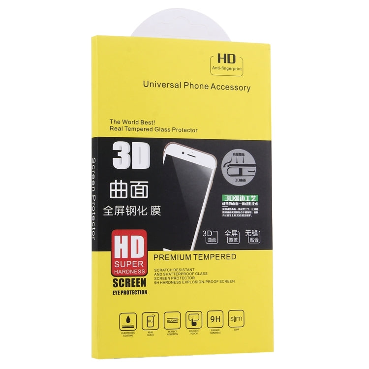 2pcs 3D Edge Glue Tempered Glass Full Film with 2pcs Aluminum Lens Film Set, Support Fingerprint Unlock