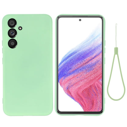 Solid Color Liquid Silicone Dropproof Full Coverage Phone Case, For Samsung Galaxy A54 5G