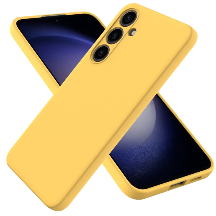 Solid Color Liquid Silicone Dropproof Full Coverage Phone Case, For Samsung Galaxy S24+ 5G, For Samsung Galaxy S24 5G, For Samsung Galaxy A54 5G