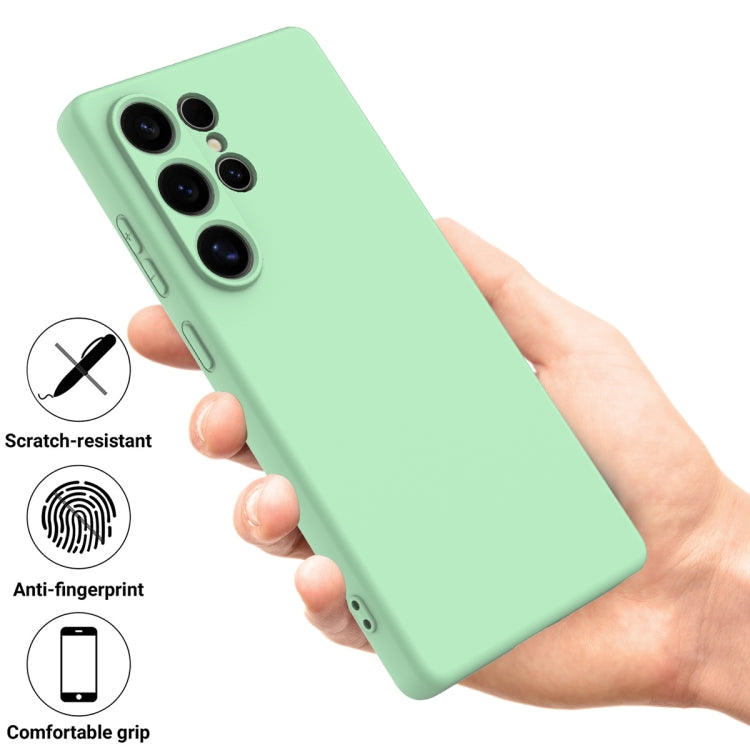 Solid Color Liquid Silicone Dropproof Full Coverage Phone Case, For Samsung Galaxy S25 Ultra, For Samsung Galaxy S24 FE 5G, For Samsung Galaxy S24 Ultra 5G, For Samsung Galaxy S24+ 5G