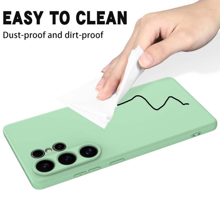 Solid Color Liquid Silicone Dropproof Full Coverage Phone Case, For Samsung Galaxy S25 Ultra, For Samsung Galaxy S24 FE 5G, For Samsung Galaxy S24 Ultra 5G, For Samsung Galaxy S24+ 5G