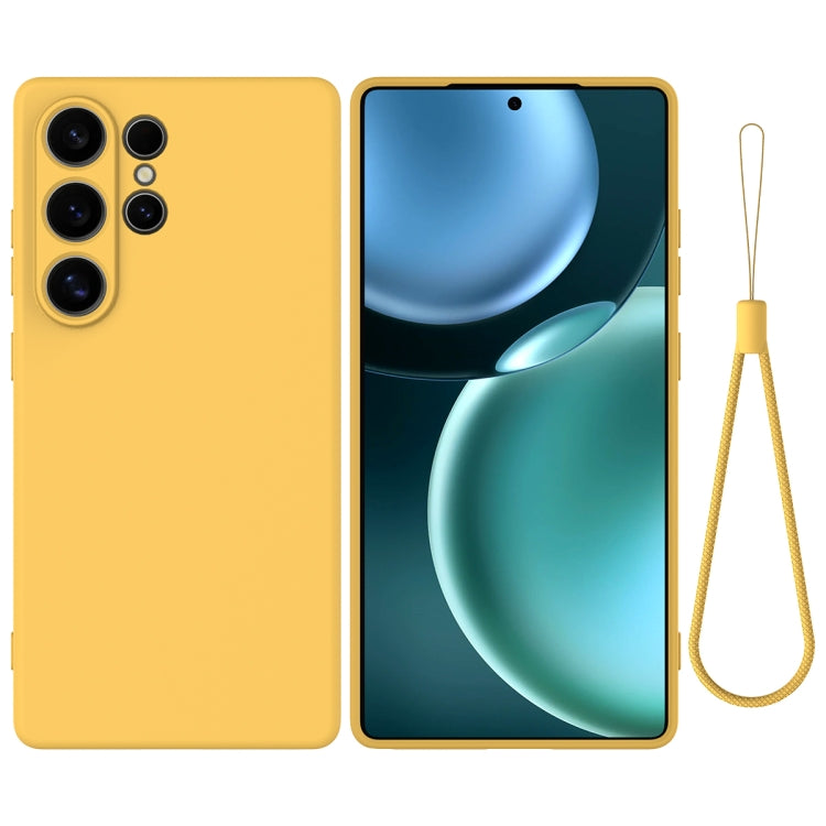 Solid Color Liquid Silicone Dropproof Full Coverage Phone Case, For Samsung Galaxy S25+ 5G, For Samsung Galaxy S25 Ultra, For Samsung Galaxy S24 FE 5G, For Samsung Galaxy S24 Ultra 5G