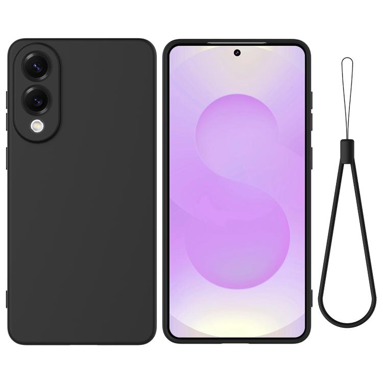 Solid Color Liquid Silicone Dropproof Full Coverage Phone Case, For Samsung Galaxy S25 FE 5G, For Samsung Galaxy S25 Edge 5G, For Samsung Galaxy S25 5G, For Samsung Galaxy S25+ 5G