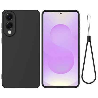 Solid Color Liquid Silicone Dropproof Full Coverage Phone Case, For Samsung Galaxy S25 FE 5G, For Samsung Galaxy S25 Edge 5G, For Samsung Galaxy S25 5G, For Samsung Galaxy S25+ 5G