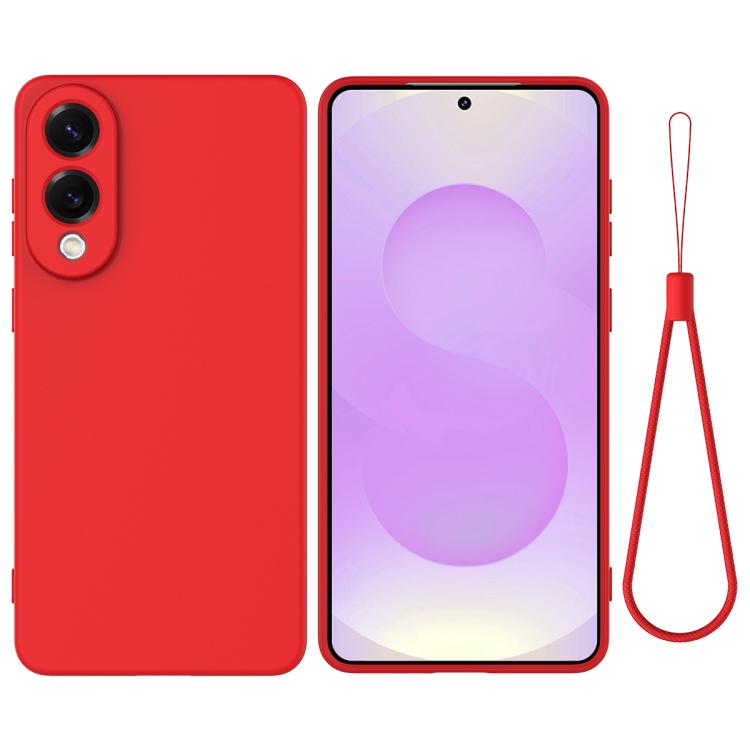 Solid Color Liquid Silicone Dropproof Full Coverage Phone Case, For Samsung Galaxy S26 5G, For Samsung Galaxy S25 FE 5G, For Samsung Galaxy S25 Edge 5G, For Samsung Galaxy S25 5G