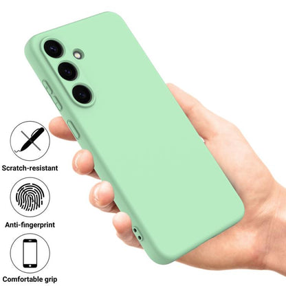 Solid Color Liquid Silicone Dropproof Full Coverage Phone Case, For Samsung Galaxy S25 FE 5G, For Samsung Galaxy S25 Edge 5G, For Samsung Galaxy S25 5G, For Samsung Galaxy S25+ 5G