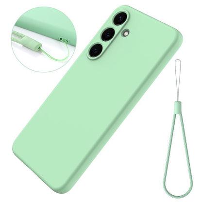Solid Color Liquid Silicone Dropproof Full Coverage Phone Case, For Samsung Galaxy S25 FE 5G, For Samsung Galaxy S25 Edge 5G, For Samsung Galaxy S25 5G, For Samsung Galaxy S25+ 5G
