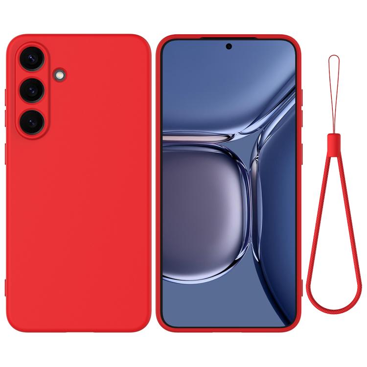 Solid Color Liquid Silicone Dropproof Full Coverage Phone Case, For Samsung Galaxy S26 5G, For Samsung Galaxy S25 FE 5G, For Samsung Galaxy S25 Edge 5G, For Samsung Galaxy S25 5G