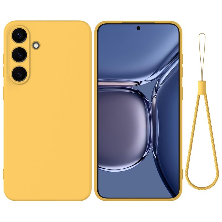 Solid Color Liquid Silicone Dropproof Full Coverage Phone Case, For Samsung Galaxy S26 5G, For Samsung Galaxy S25 FE 5G, For Samsung Galaxy S25 Edge 5G, For Samsung Galaxy S25 5G