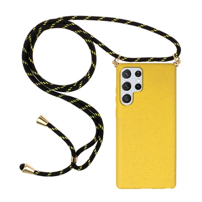 Wheat Straw Material + TPU Protective Case with Lanyard