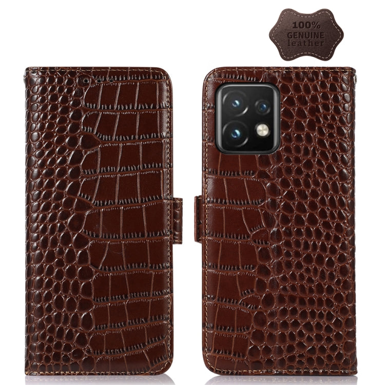 Crocodile Top Layer Cowhide Leather Phone Case