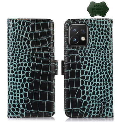 Crocodile Top Layer Cowhide Leather Phone Case