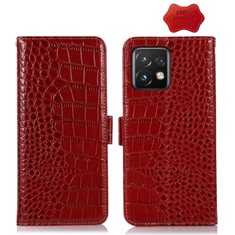 Crocodile Top Layer Cowhide Leather Phone Case