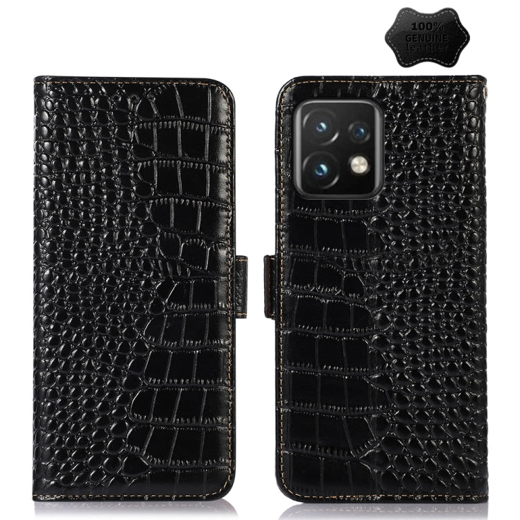 Crocodile Top Layer Cowhide Leather Phone Case