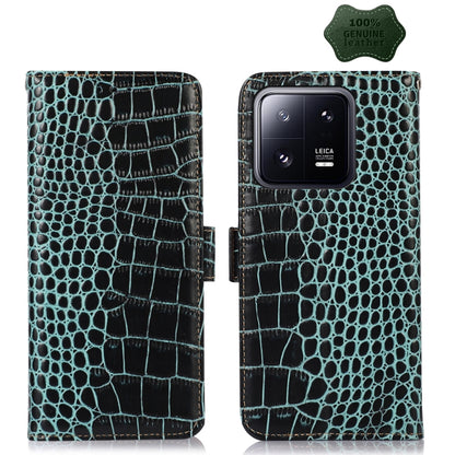 Crocodile Top Layer Cowhide Leather Phone Case