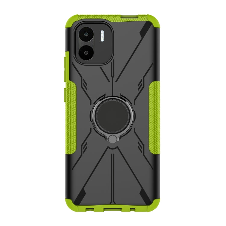 Armor Bear Shockproof PC + TPU Phone Case with Ring