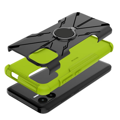 Armor Bear Shockproof PC + TPU Phone Case with Ring