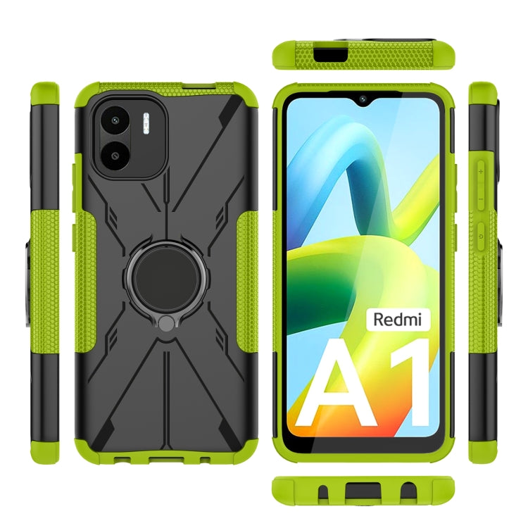 Armor Bear Shockproof PC + TPU Phone Case with Ring