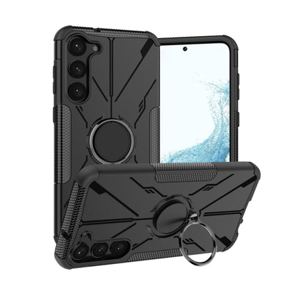 Armor Bear Shockproof PC + TPU Phone Case with Ring