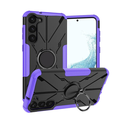 Armor Bear Shockproof PC + TPU Phone Case with Ring