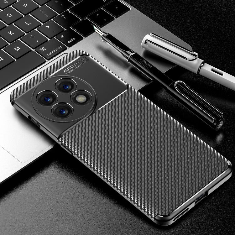 Carbon Fiber Texture Shockproof TPU Phone Case