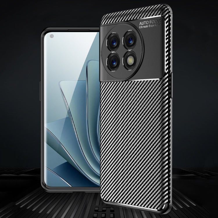 Carbon Fiber Texture Shockproof TPU Phone Case