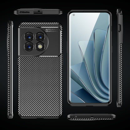 Carbon Fiber Texture Shockproof TPU Phone Case