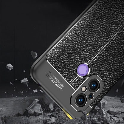 Litchi Texture Shockproof TPU Phone Case