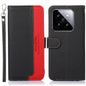 KHAZNEH Litchi Texture Leather RFID Phone Case, Series 1