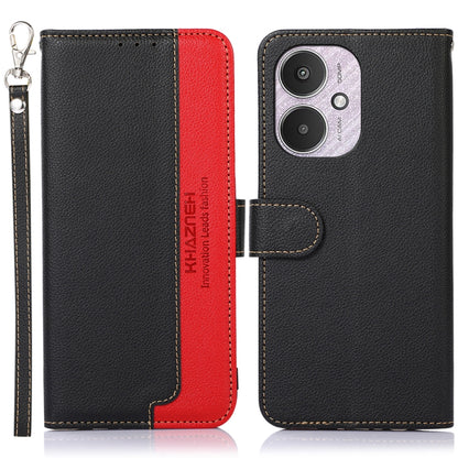 KHAZNEH Litchi Texture Leather RFID Phone Case, For Xiaomi Redmi 13C 4G / 13C 5G / POCO C65, For Xiaomi Redmi K70E / Poco X6 Pro, For Xiaomi Redmi Note 13R Pro, For Xiaomi 14 Ultra, For Xiaomi 14 Pro, For Xiaomi 14