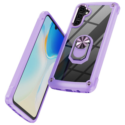 TPU + PC Lens Protection Phone Case with Ring Holder