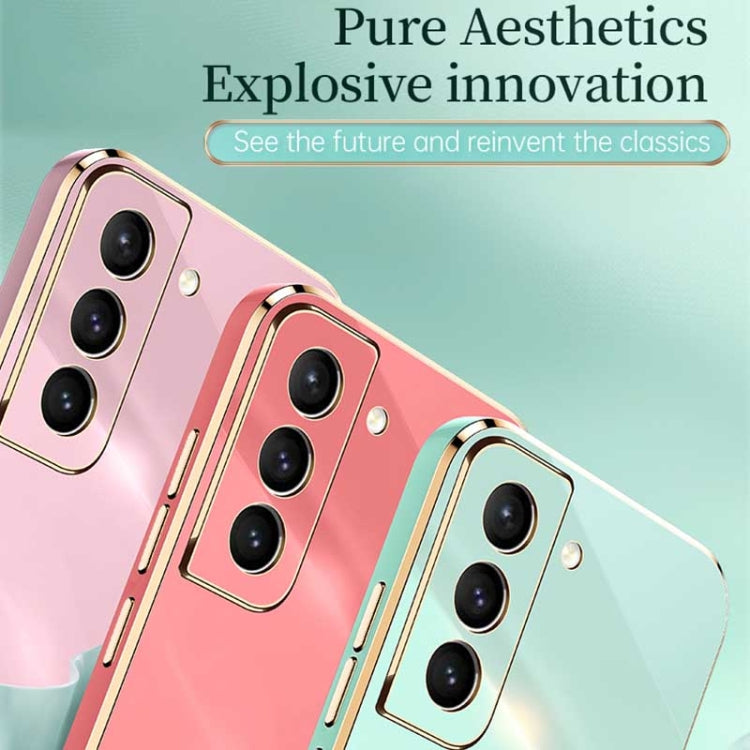 XINLI Straight Edge 6D Electroplate TPU Phone Case, For Samsung Galaxy S21 5G, For Samsung Galaxy S21+ 5G, For Samsung Galaxy S21 Ultra 5G