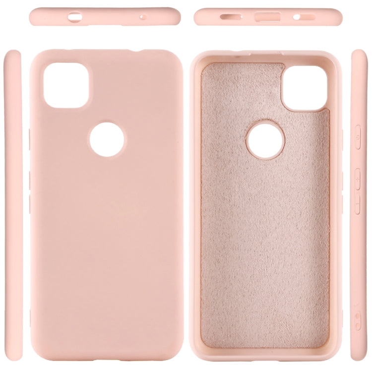 Pure Color Liquid Silicone Shockproof Full Coverage Case