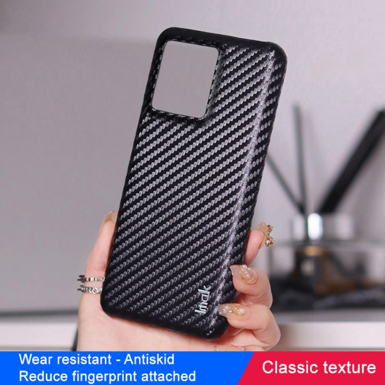 IMAK Ruiyi Series Carbon Fiber PU + PC Phone Case