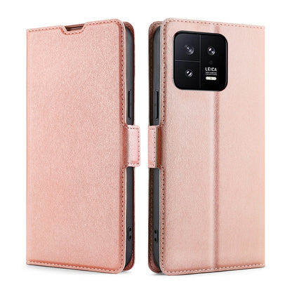 Ultra-thin Voltage Side Buckle Leather Phone Case